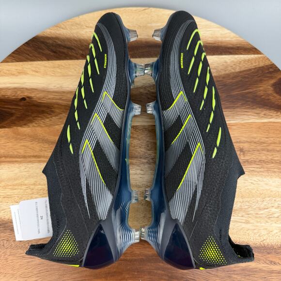 Adidas Predator Elite Laceless FG Men\'s Size 9 Electric Stealth Pack JI1078 main image 8